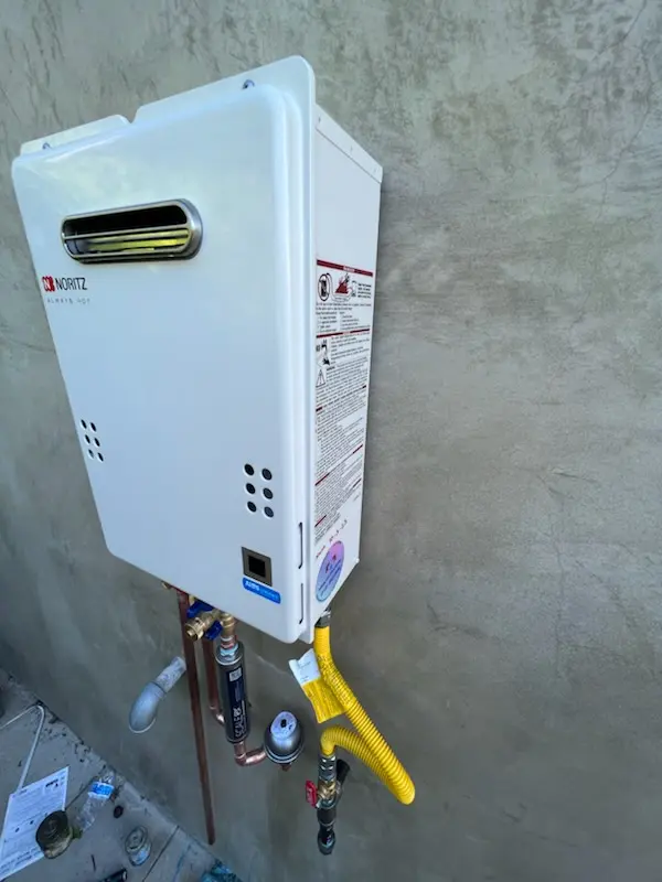 Tankless water heater installation for Bright homes